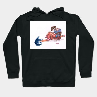 Bucking Bronco Pencil Hoodie